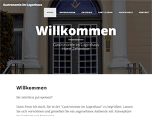 Tablet Screenshot of gastro-logenhaus.de